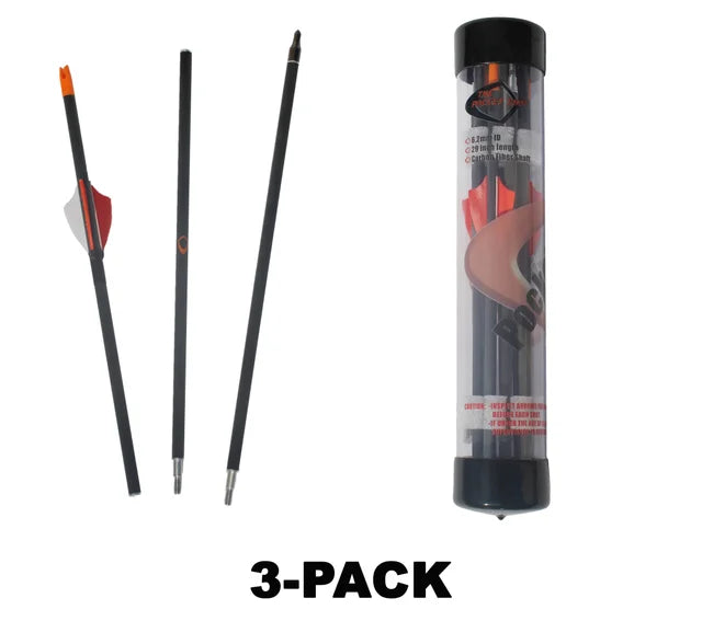 3 Piece Take Down Arrows. (3 Pack)