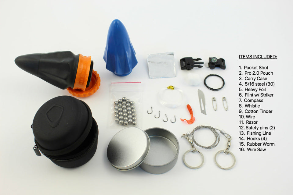 Pocket Shot Survival Kit w Carry Case